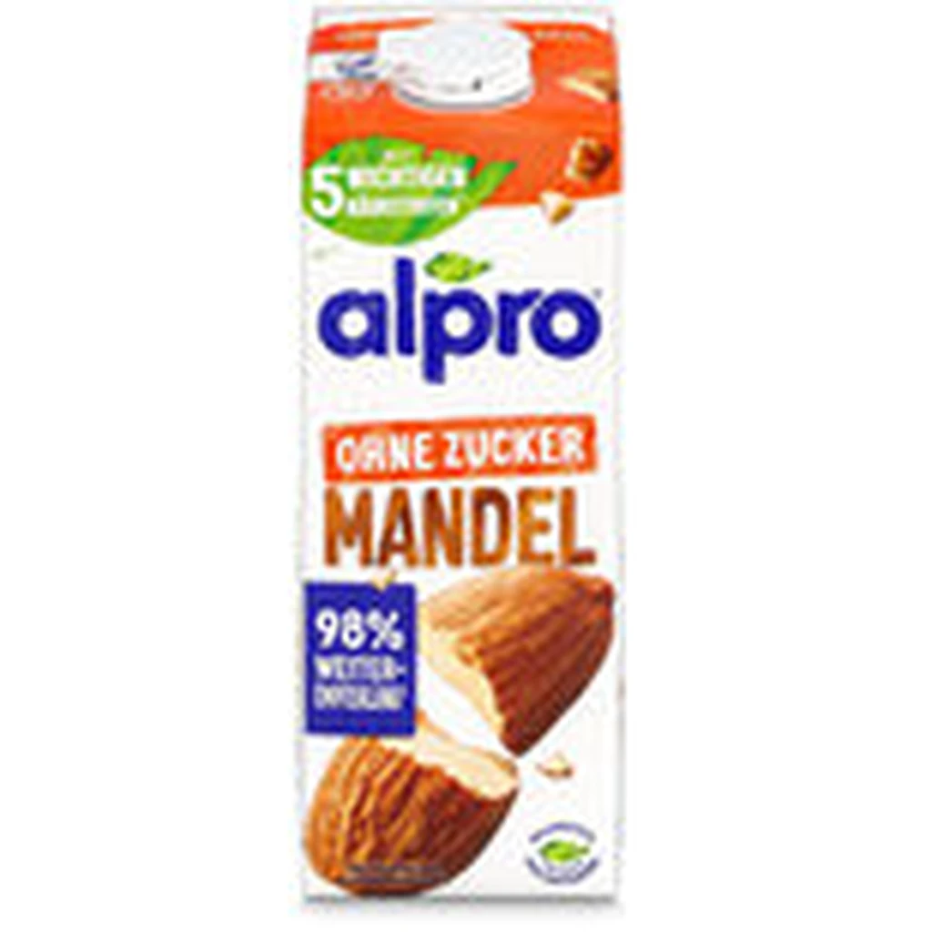 Alpro unsweetened almond