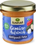 Alnatura Pâte tartiner légumes Antipasti Feta
