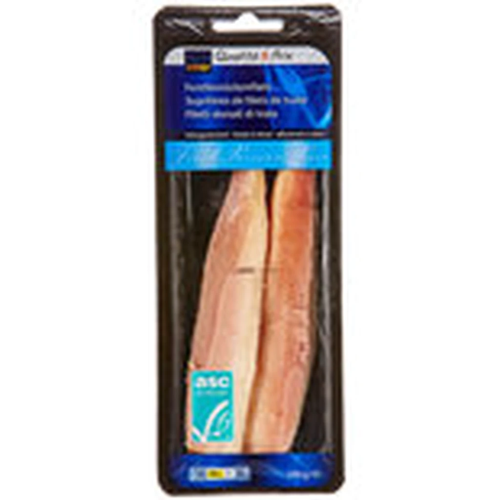 ASC smoked trout back filet