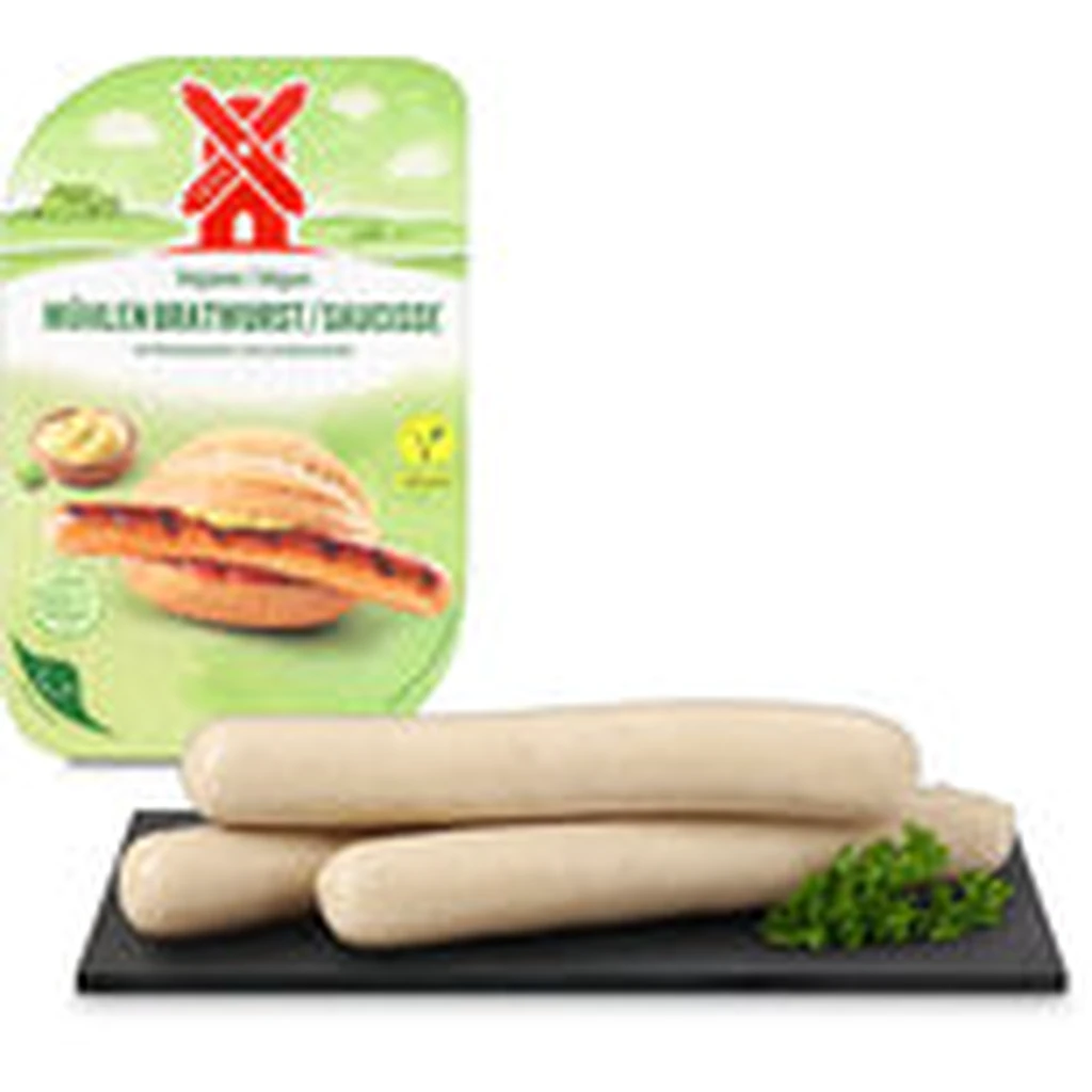 Rügenwalder vegan alternative to Mühlenbratwurst