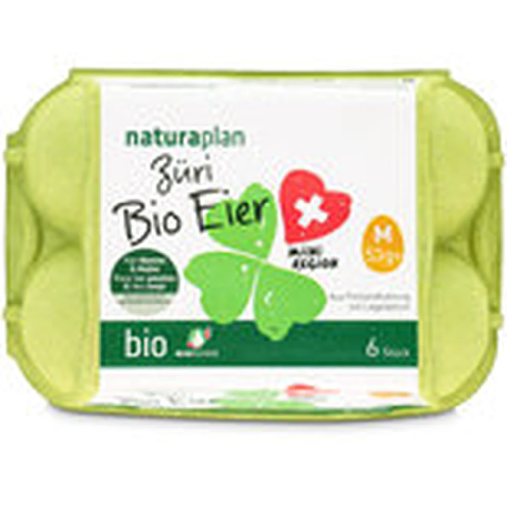 Naturaplan bio regional œufs Züribiet