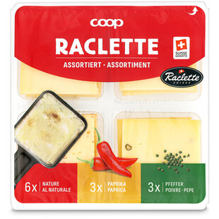Assortiment fromages raclette
