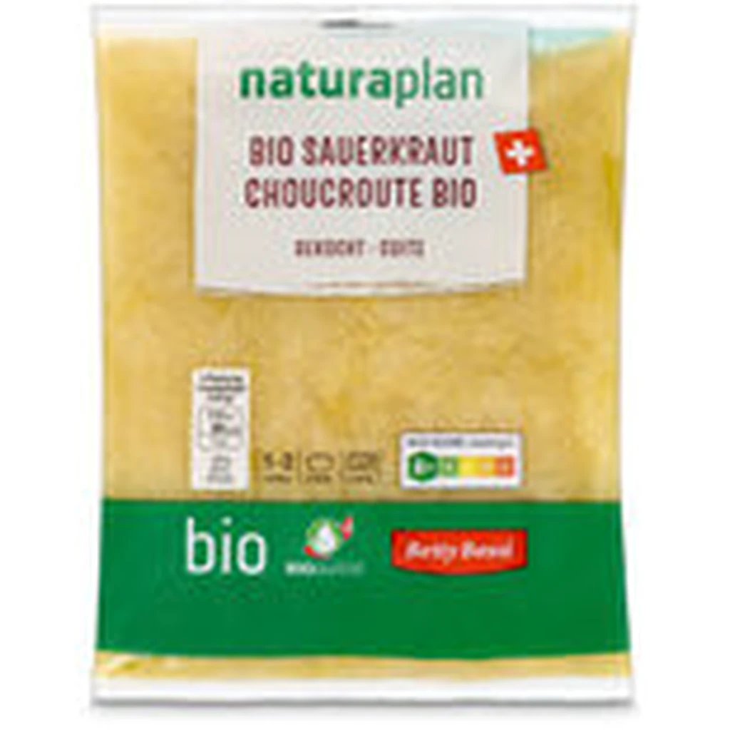 Betty Bossi Naturaplan bio cooked sauerkraut