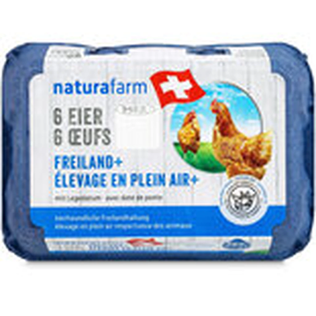 Naturafarm free-range œufs +