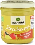 Alnatura Tartinade Curry mangue papaye, végétalien
